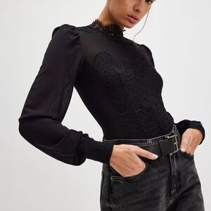 Free People - Sweet Nothings Long-Sleeve Bodysuit